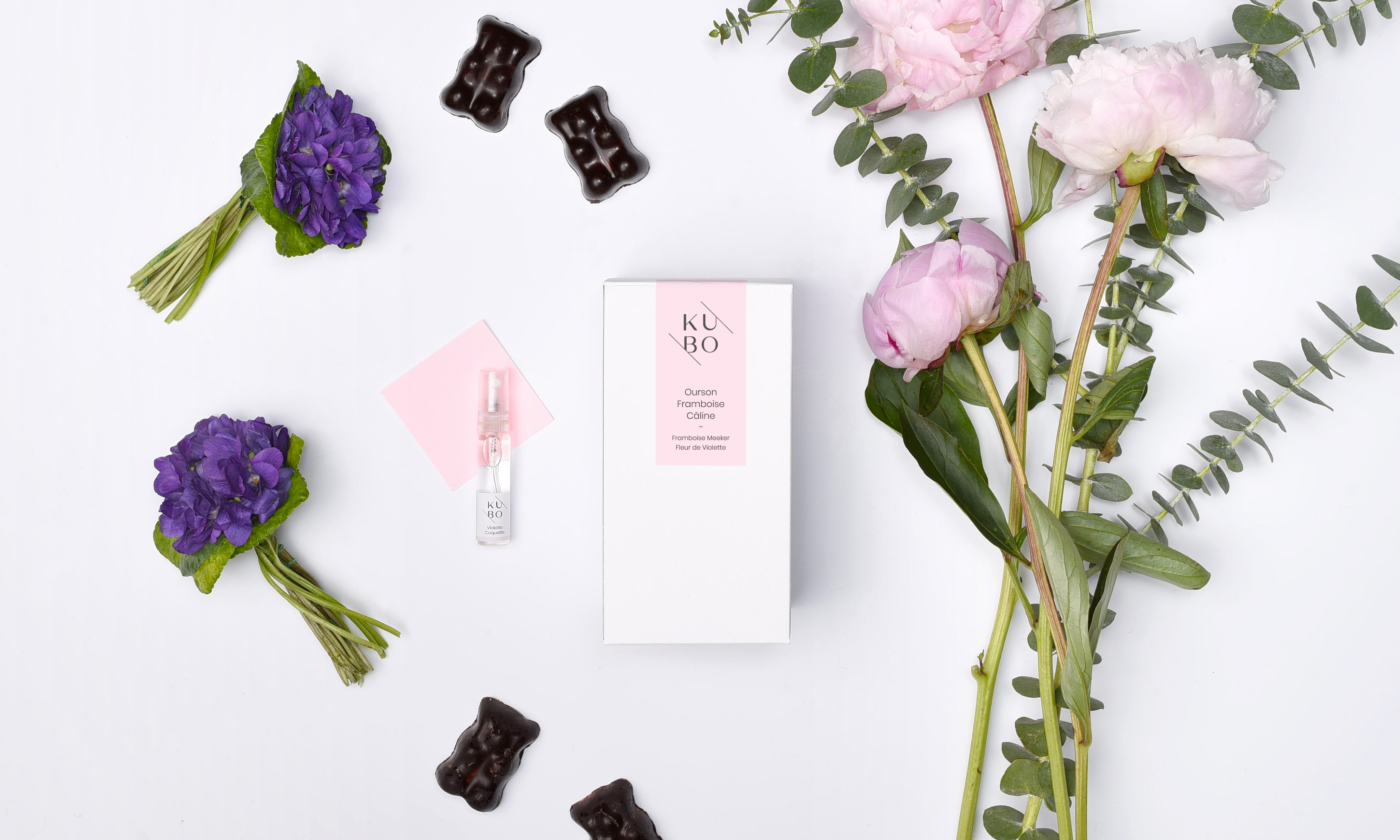 Coffret Ourson Framboise Câline - Kubo Pâtisserie