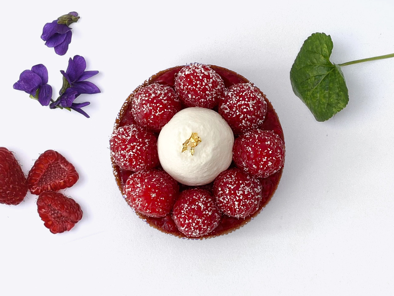 Tarte Framboise Câline