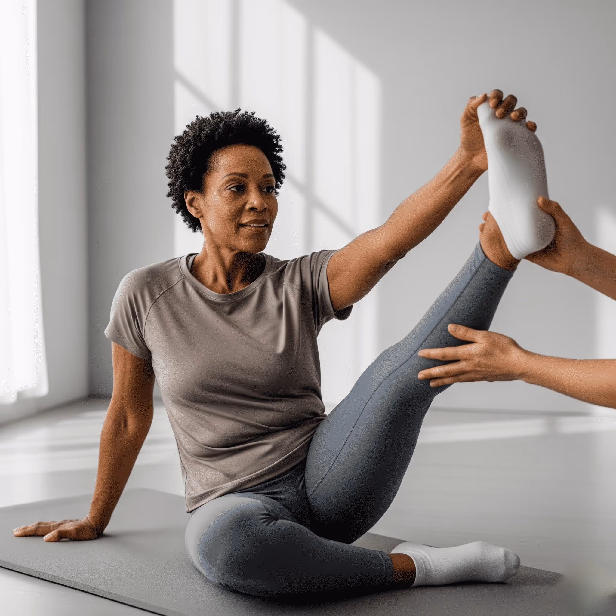 Apex Concierge Training - Trainer guiding client at Apex Concierge Training — personalized one-on-one coaching for strength, mobility, and injury prevention.