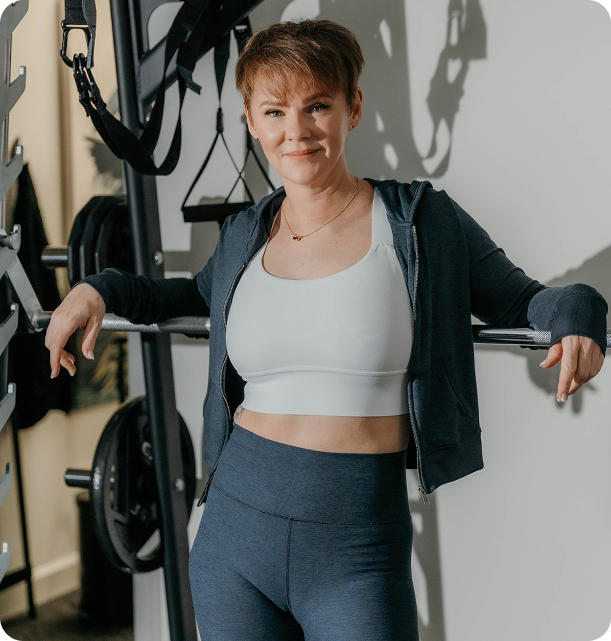 Kate Bolia, founder of Apex Dunwoody, in the studio where physician-led care through Apex Performance & Longevity is now available