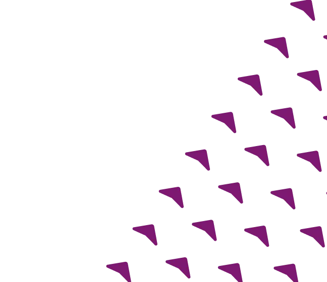 Black background with a pattern of small purple corner shapes arranged diagonally.
