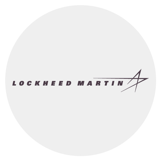 Lockheed Martin company logo with stylized star design.