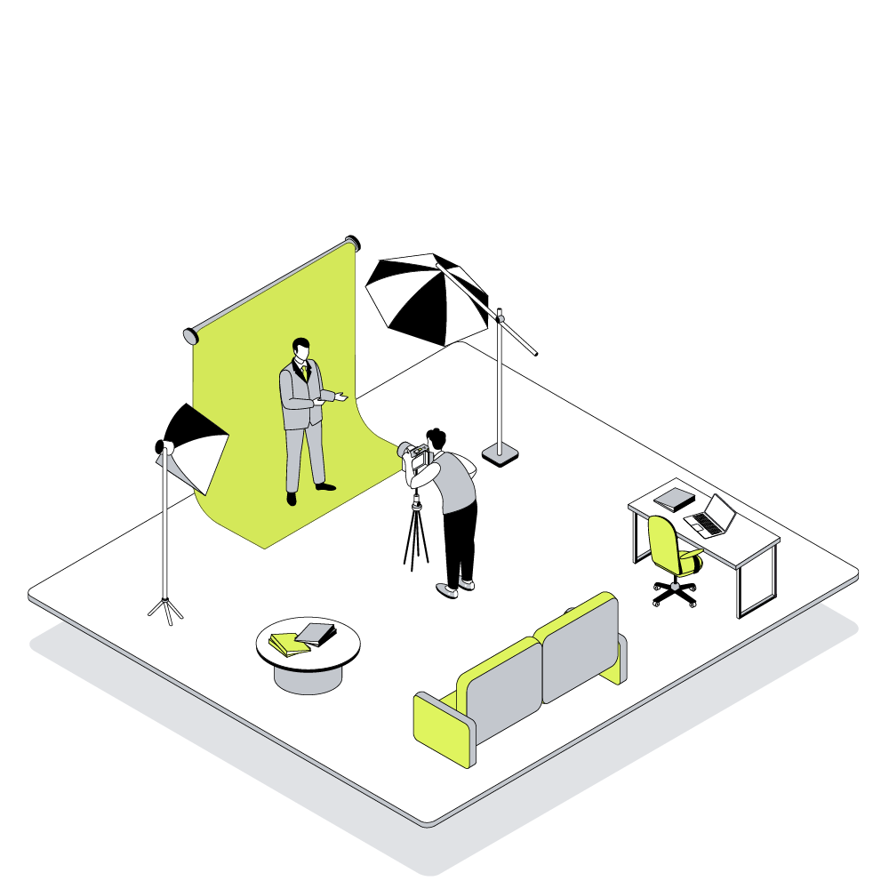 illustration plateau de tournage