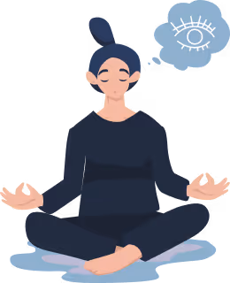 Image représentant la pratique personnalisée (respiration, relaxation, visualisation...)