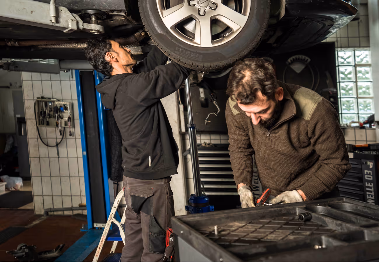 Einbau eines Instandgesetzen Getriebe in Espenau