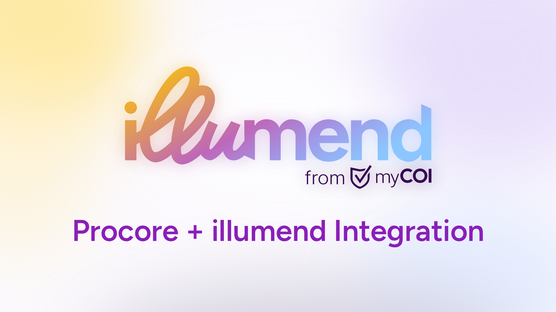 Procore + illumend Integration video