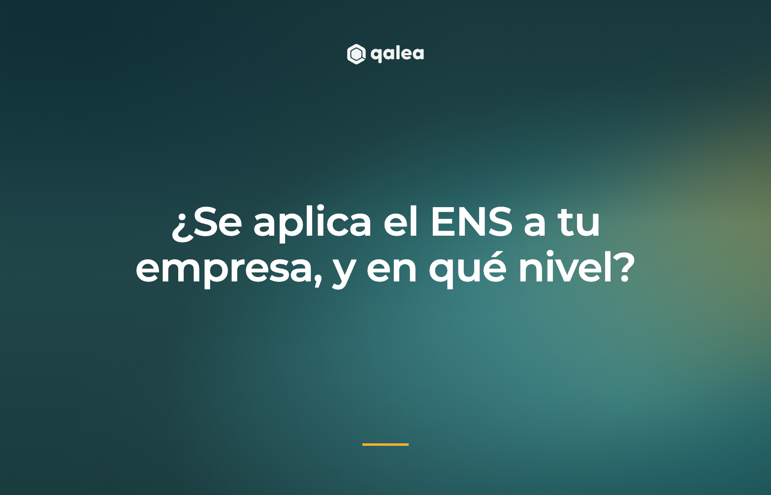 ¿Se aplica el ENS a tu empresa, y en qué nivel?