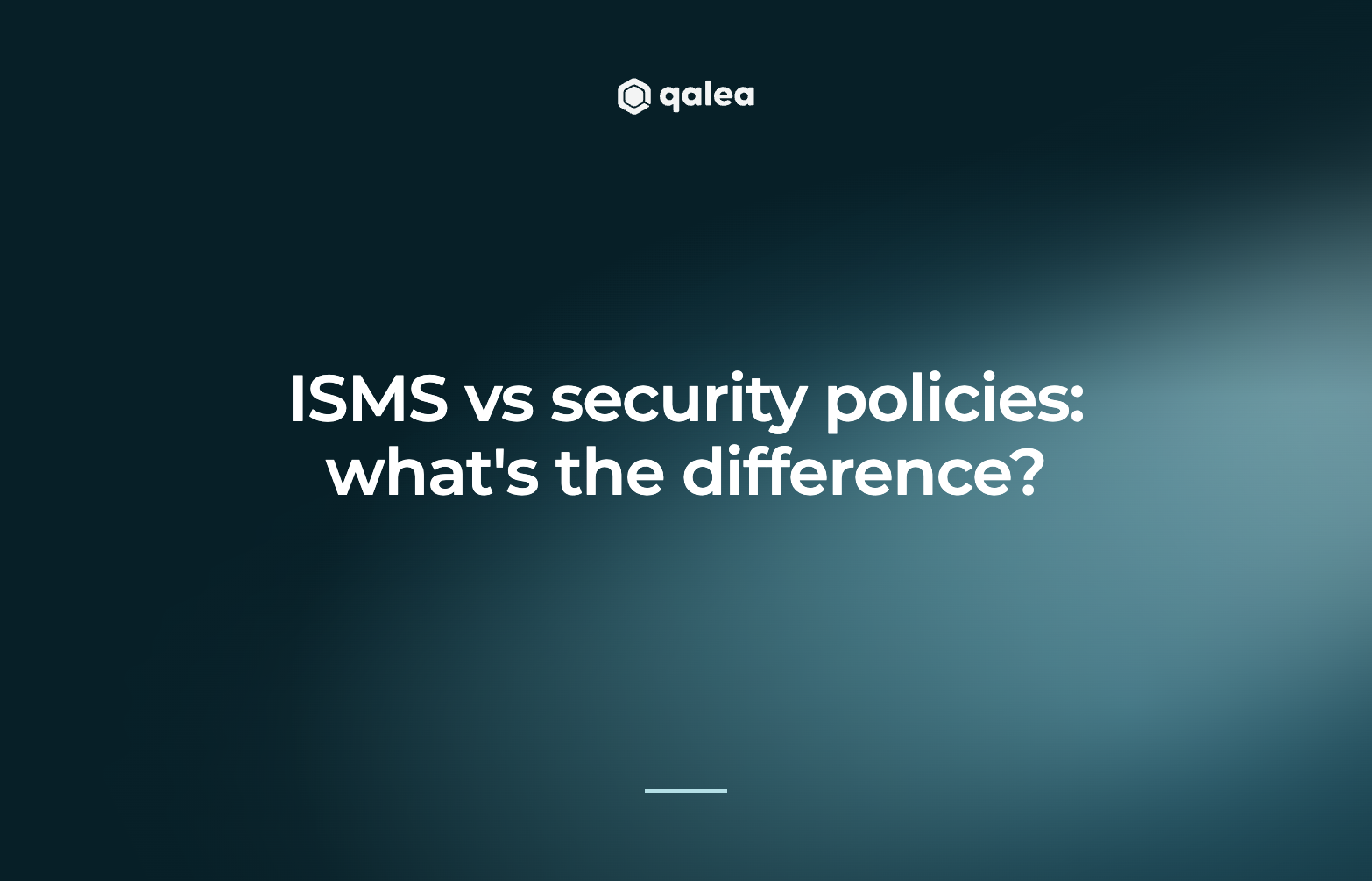 ISMS vs security policies: what's the difference?