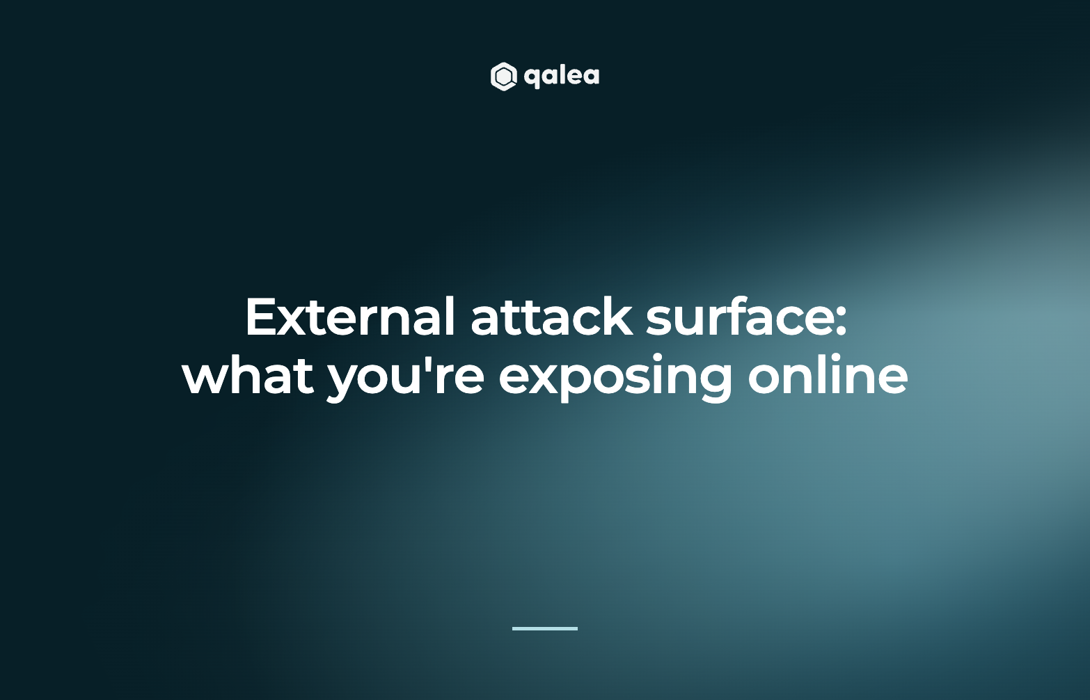External attack surface: what you're exposing online