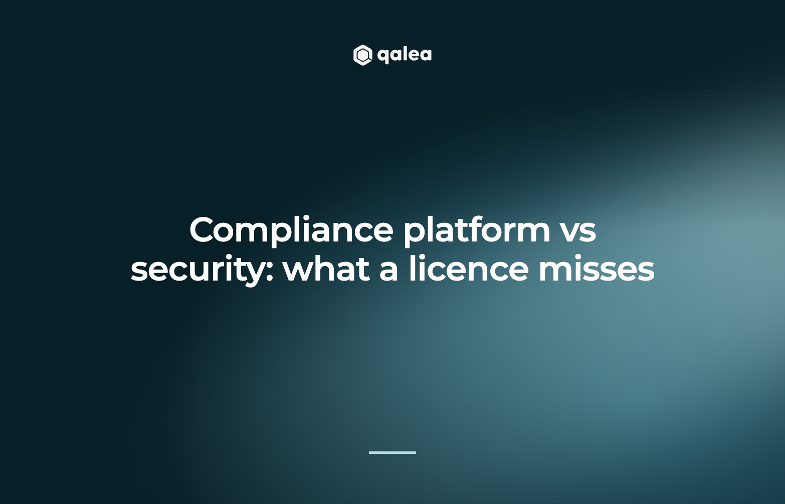 Compliance platform vs security: what a licence misses