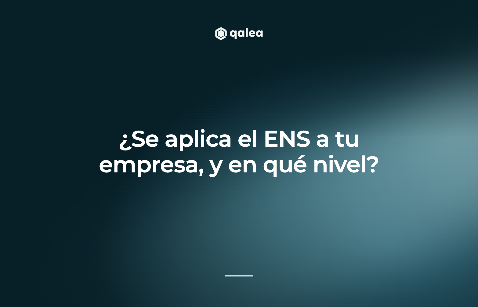 ¿Se aplica el ENS a tu empresa, y en qué nivel?