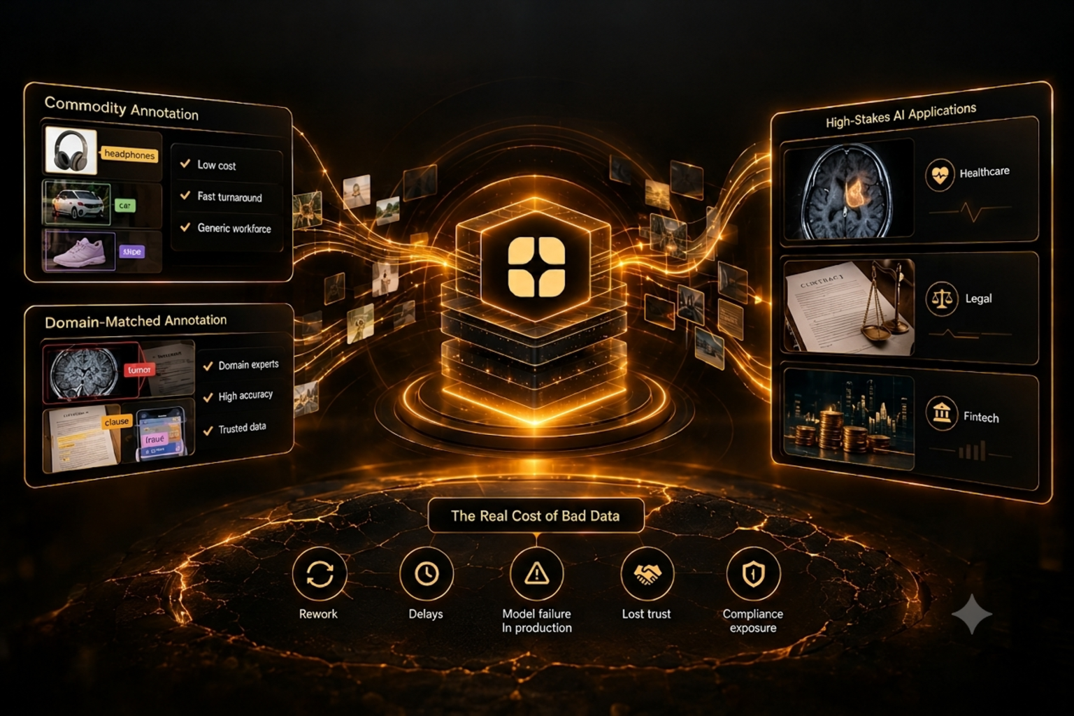 The Real Cost of Commodity Labeling in High-Stakes AI