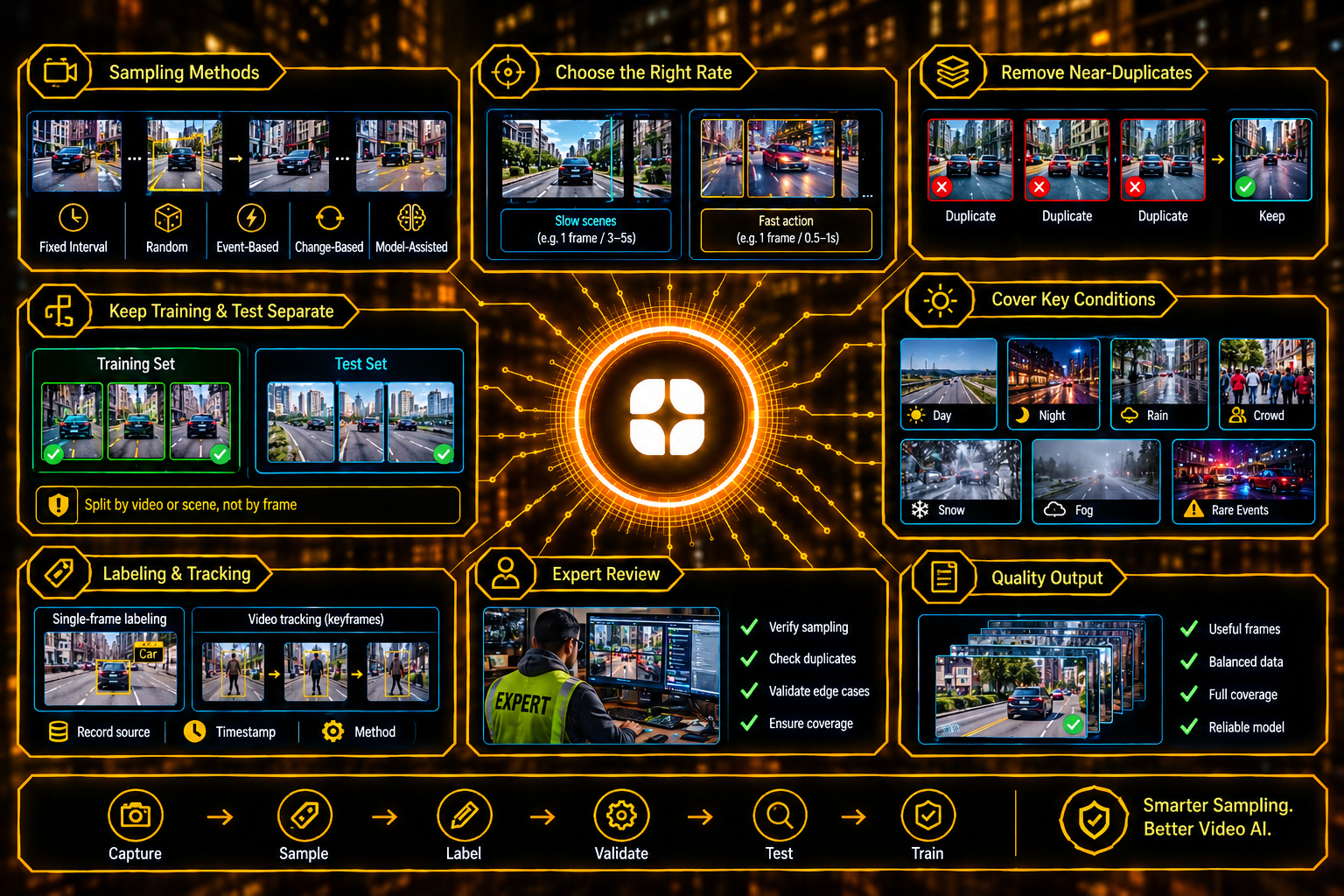 Video Frame Sampling for Annotation: How Many Frames Do You Actually Need to Label?