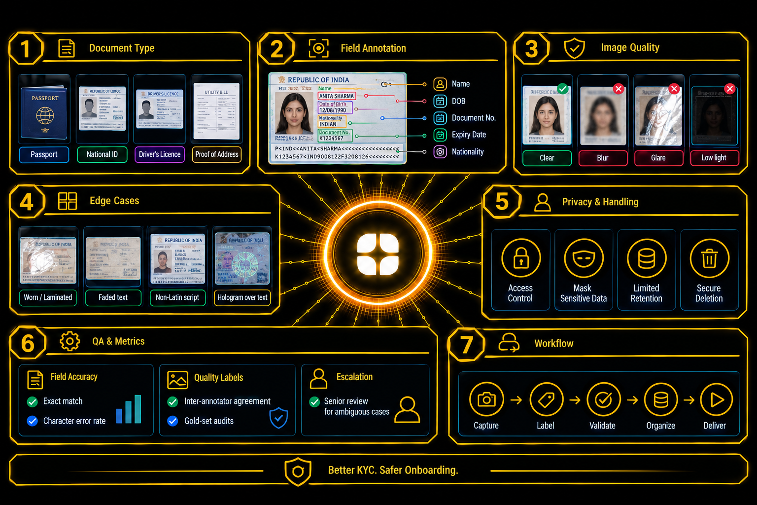 KYC and ID Document Annotation: Getting Fields, Document Types, and Image Quality Right