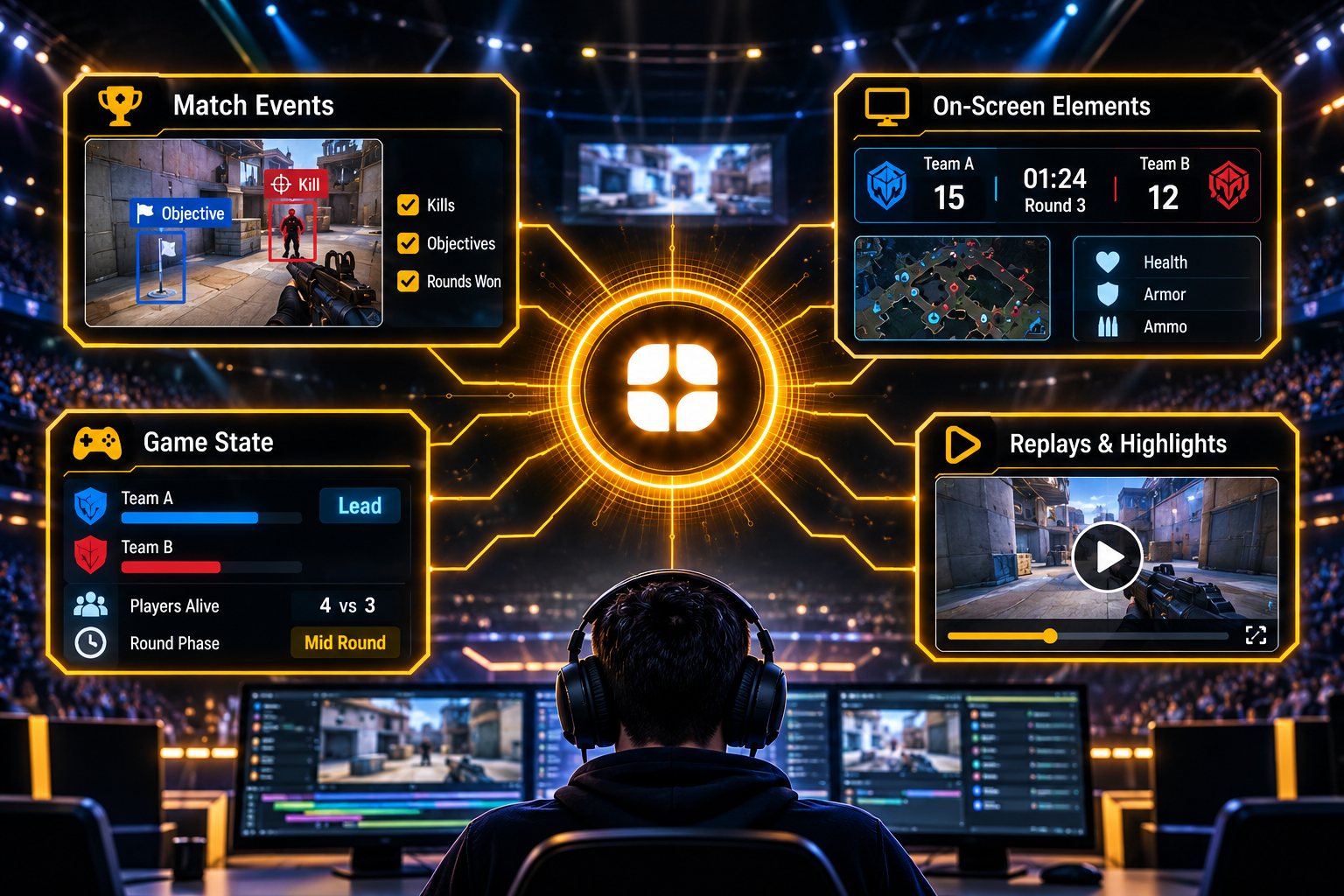 Esports Match Annotation: Labeling Events, Overlays, and Game State