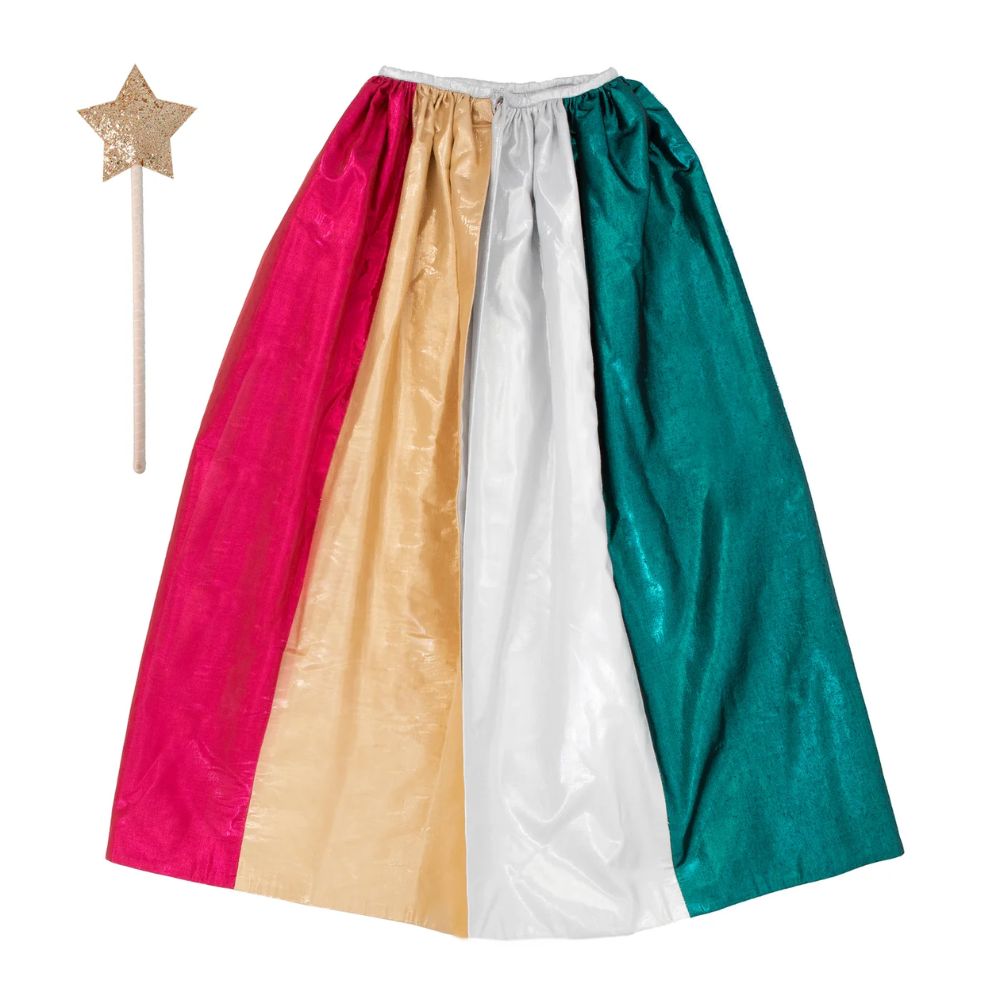 Meri Meri Verkleedkleding - Metallic Cape & Toverstok