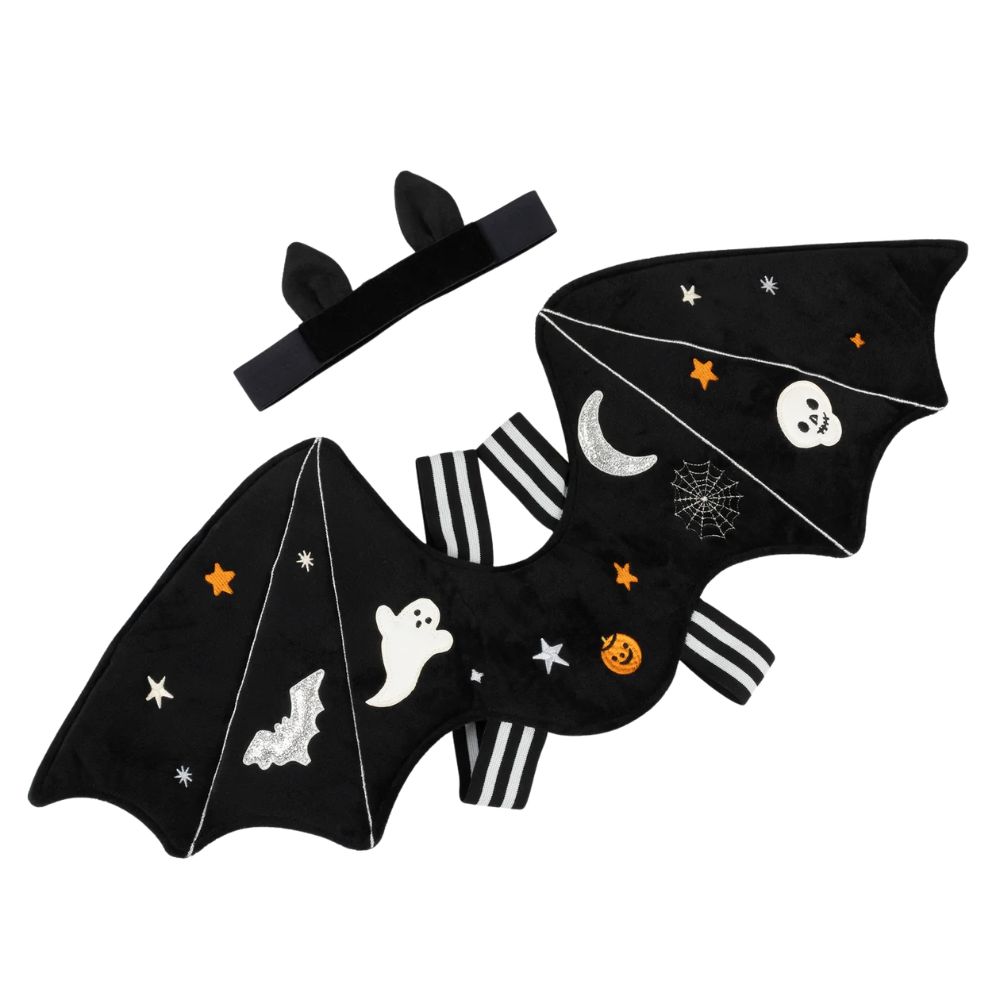 Meri Meri - Halloween Vleermuisvleugels Kostuum