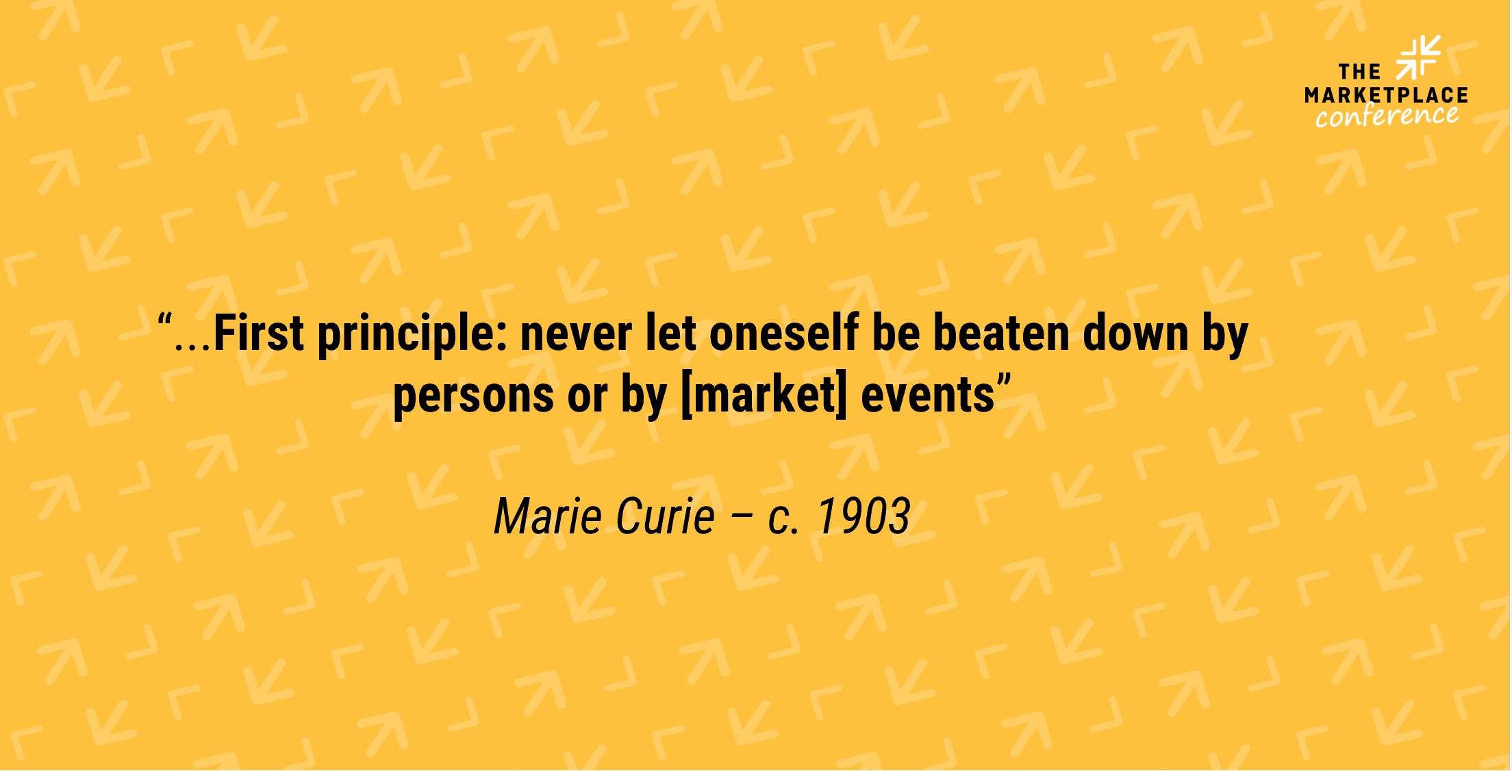 marie curie quote