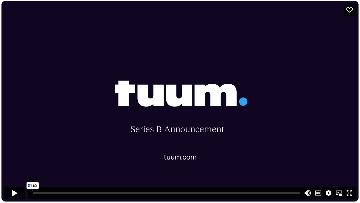 Tuum Series B Announcement Video
