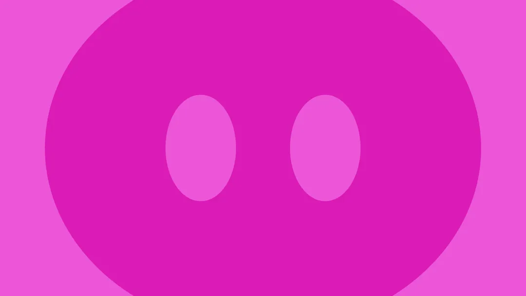 Pink GigPig snout logo