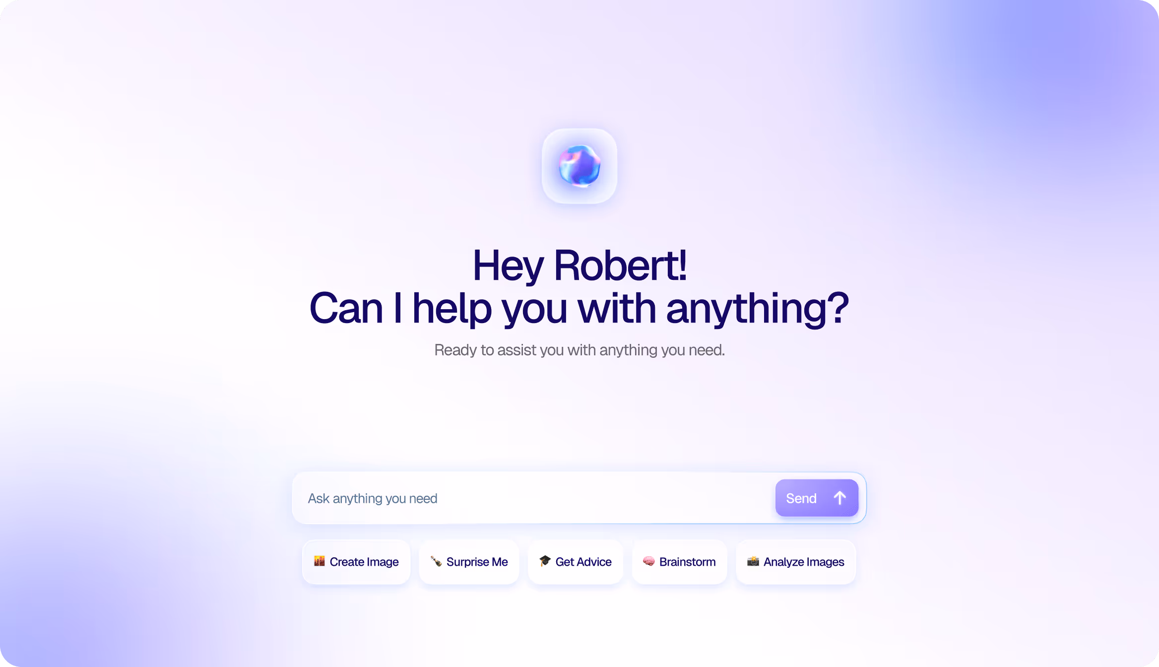 Mockup Chat Interface Image