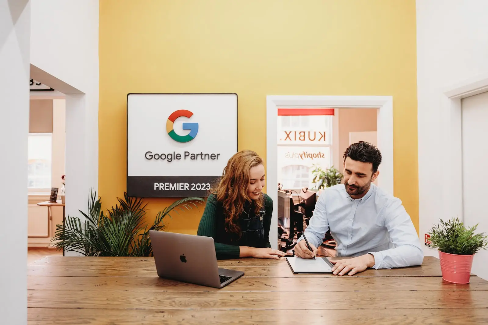 Bethany & Looay Strategy Meeting in the Kubix Office