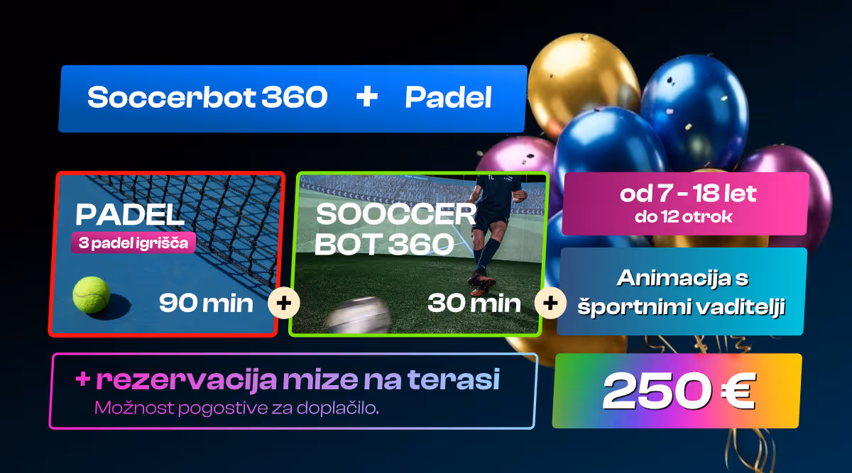 Otroški rojstni dan v Multisport areni – program 3
