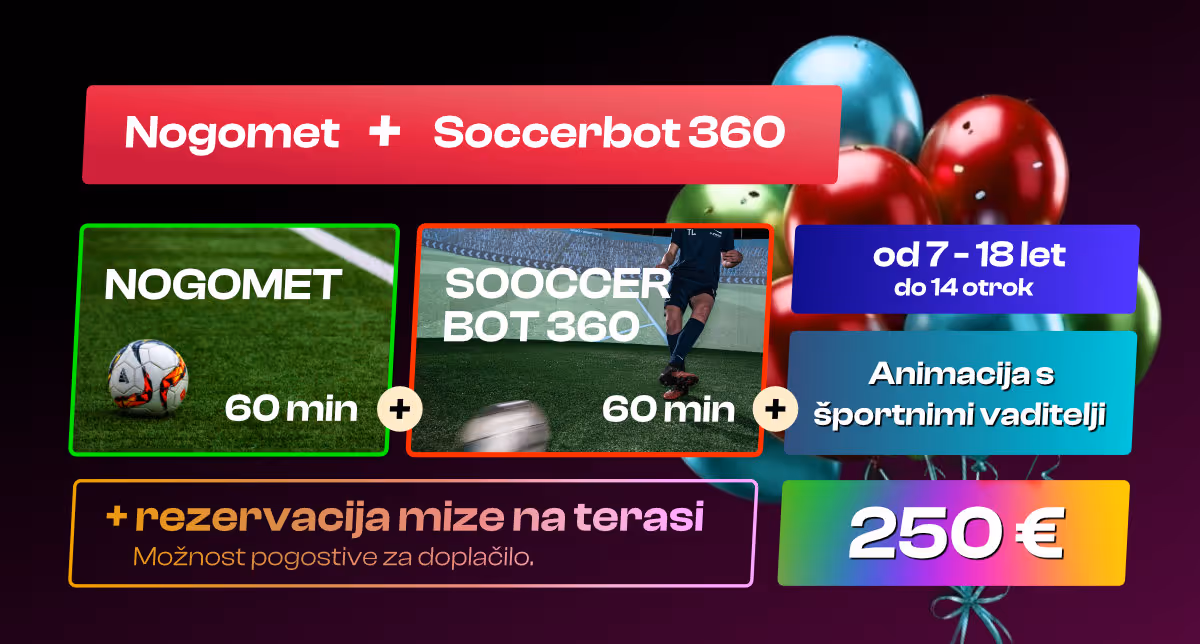 Otroški rojstni dan v Multisport areni – program 2