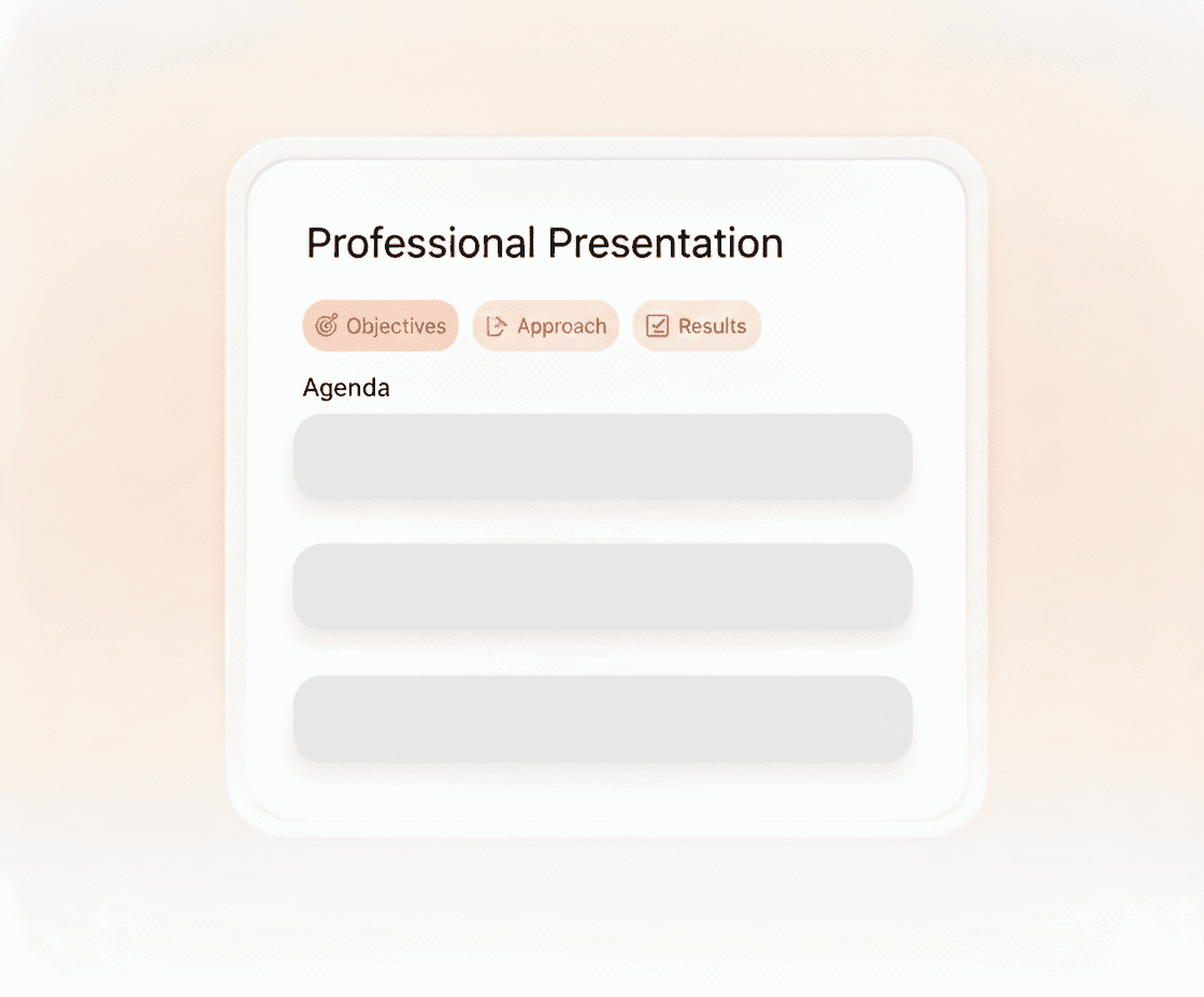 Presentation Design Professional Presentations