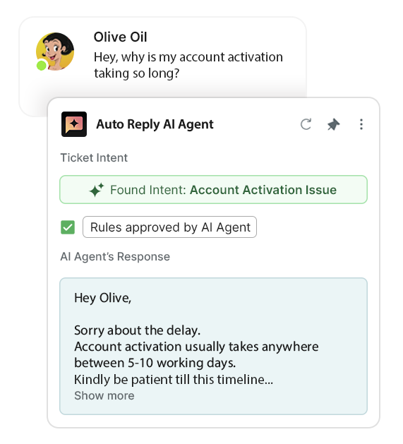Auto Reply AI Agent - Intent Based Automation 