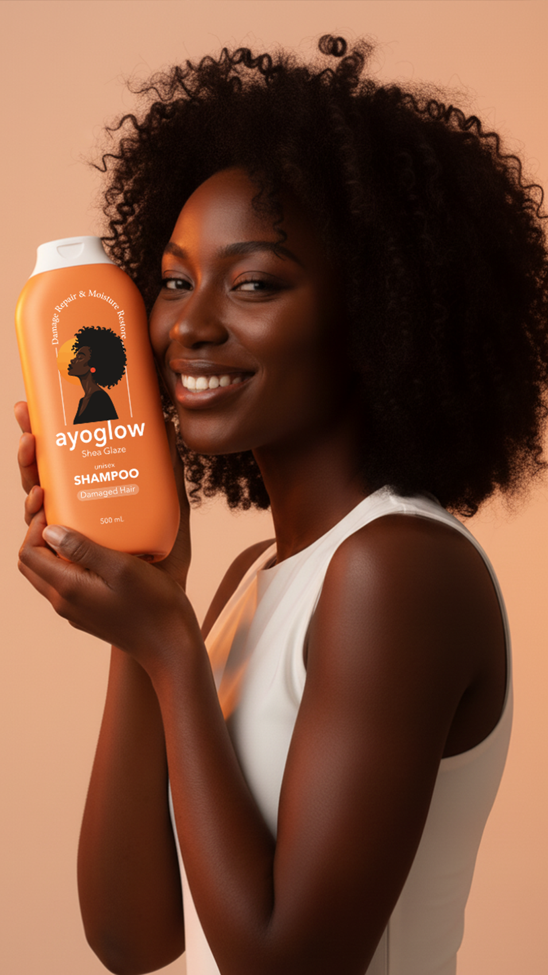 Ayoglow shampoo hero banner