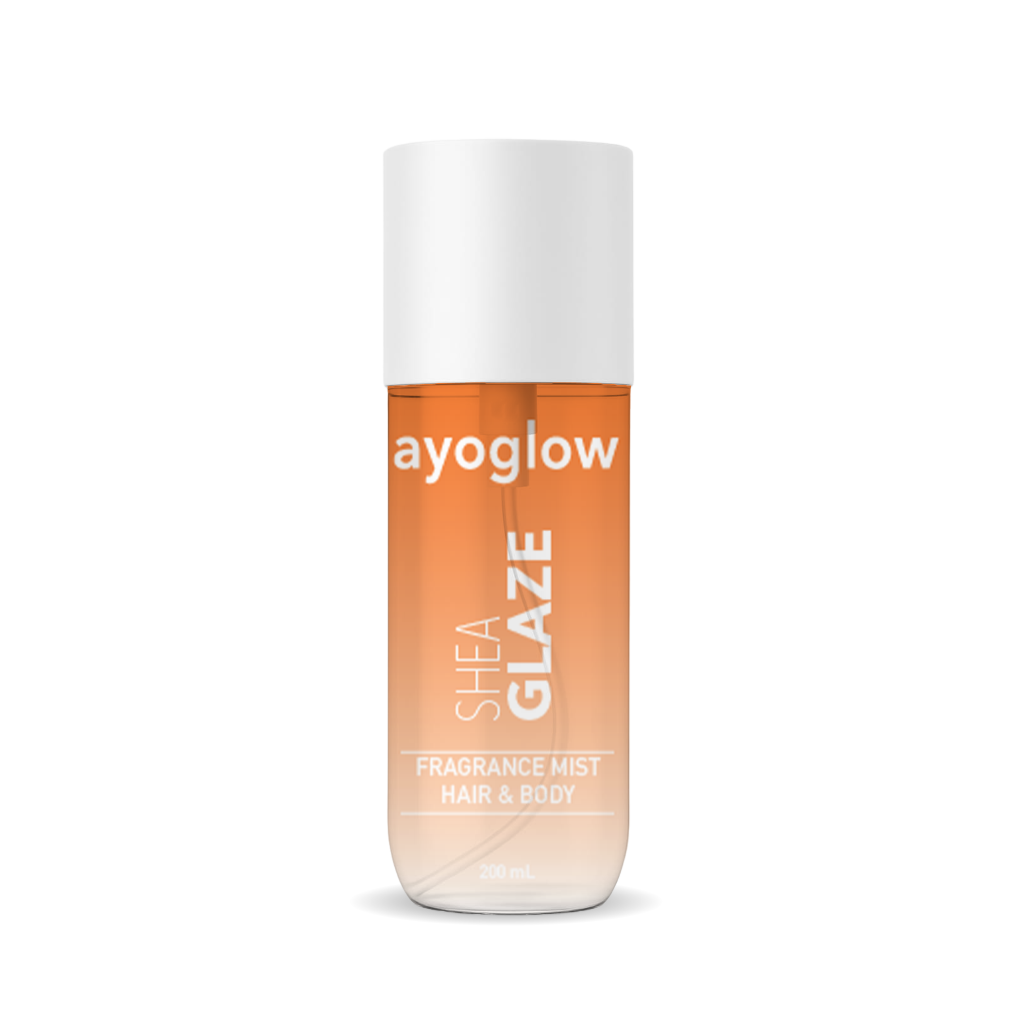 Ayoglow Hair and Body Mist pink bottle  Powder Love fragrance mist for hair and body by Ayoglow  Soft pink Ayoglow fragrance with powdery floral scent