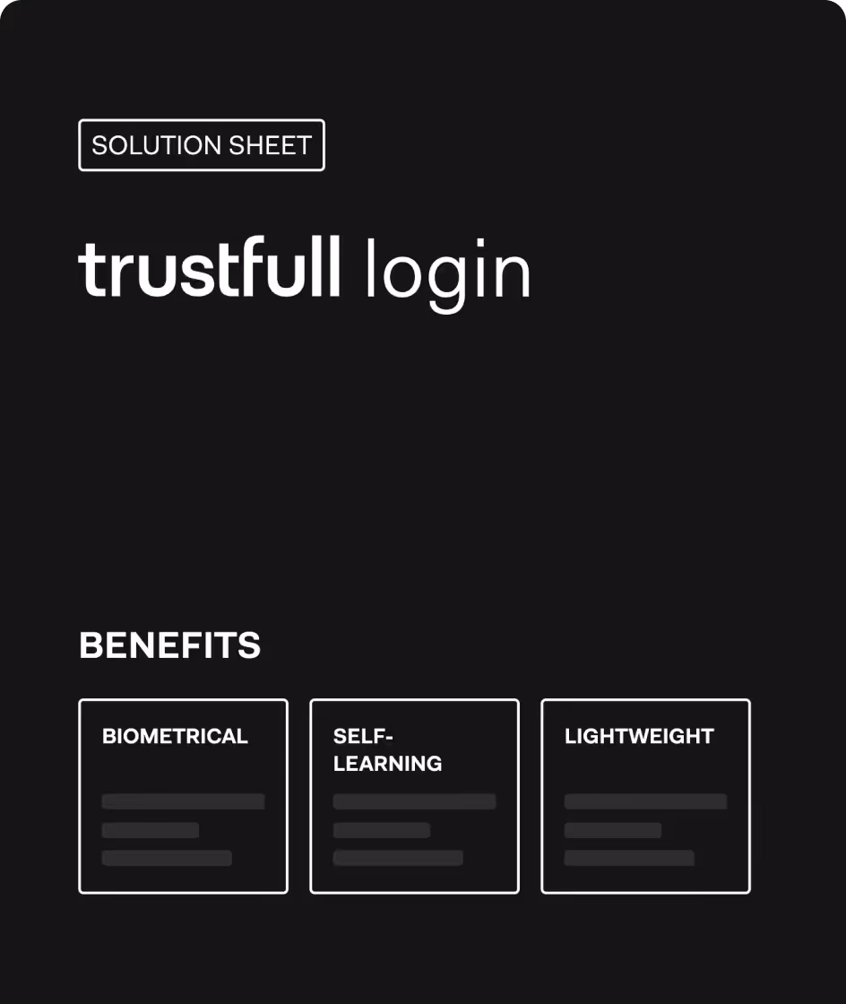 Trustfull Login solution sheet