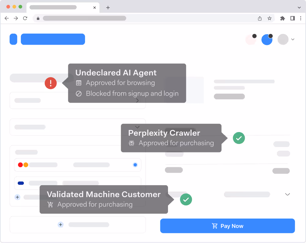 Distinguish bad bots from legitimate agents