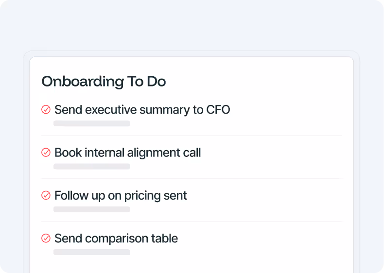 Run structured, repeatable playbooks across every CSM.