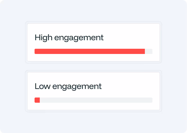 Deliver campaigns inside interactive, branded rooms.
