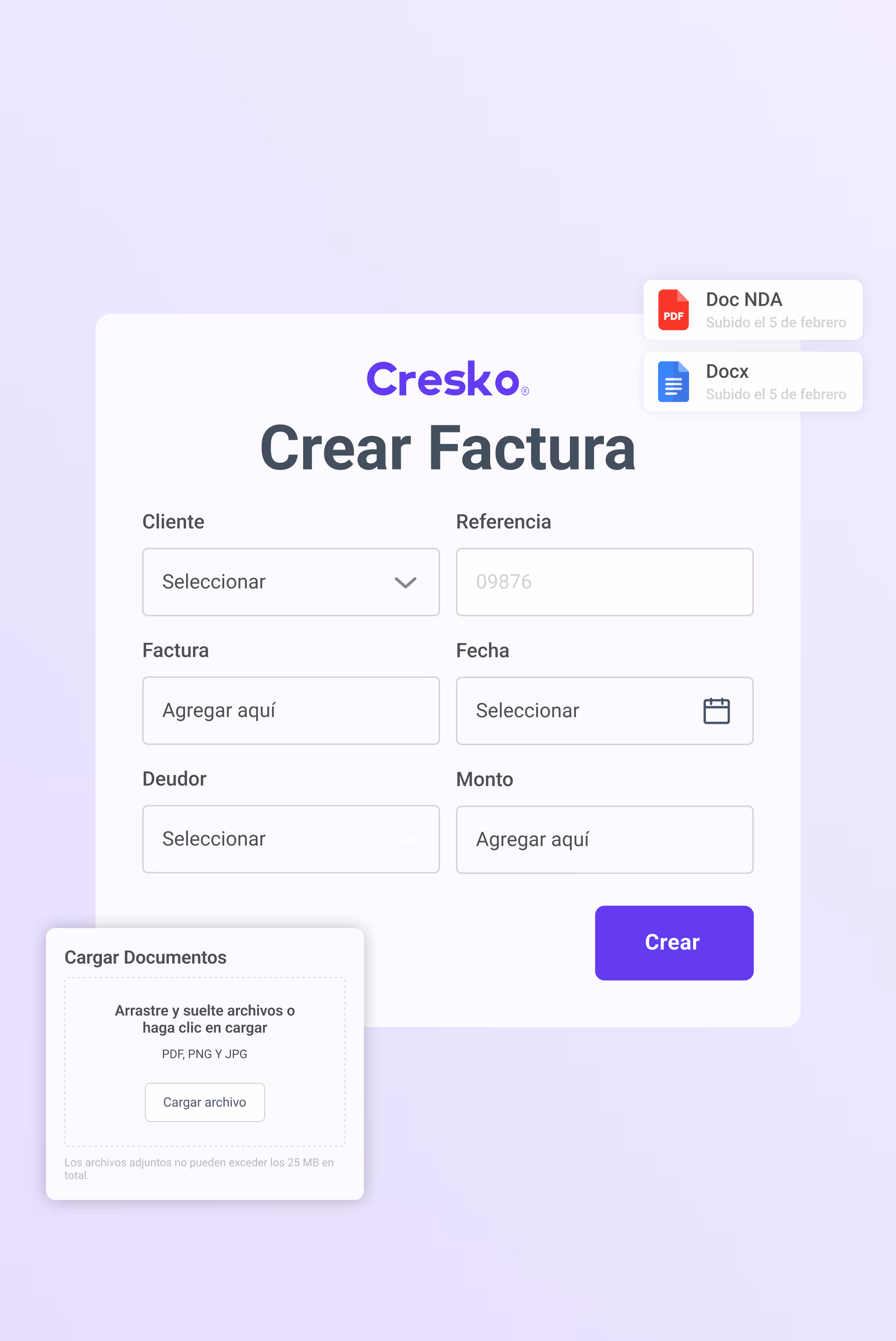 Cresko Crear Factura