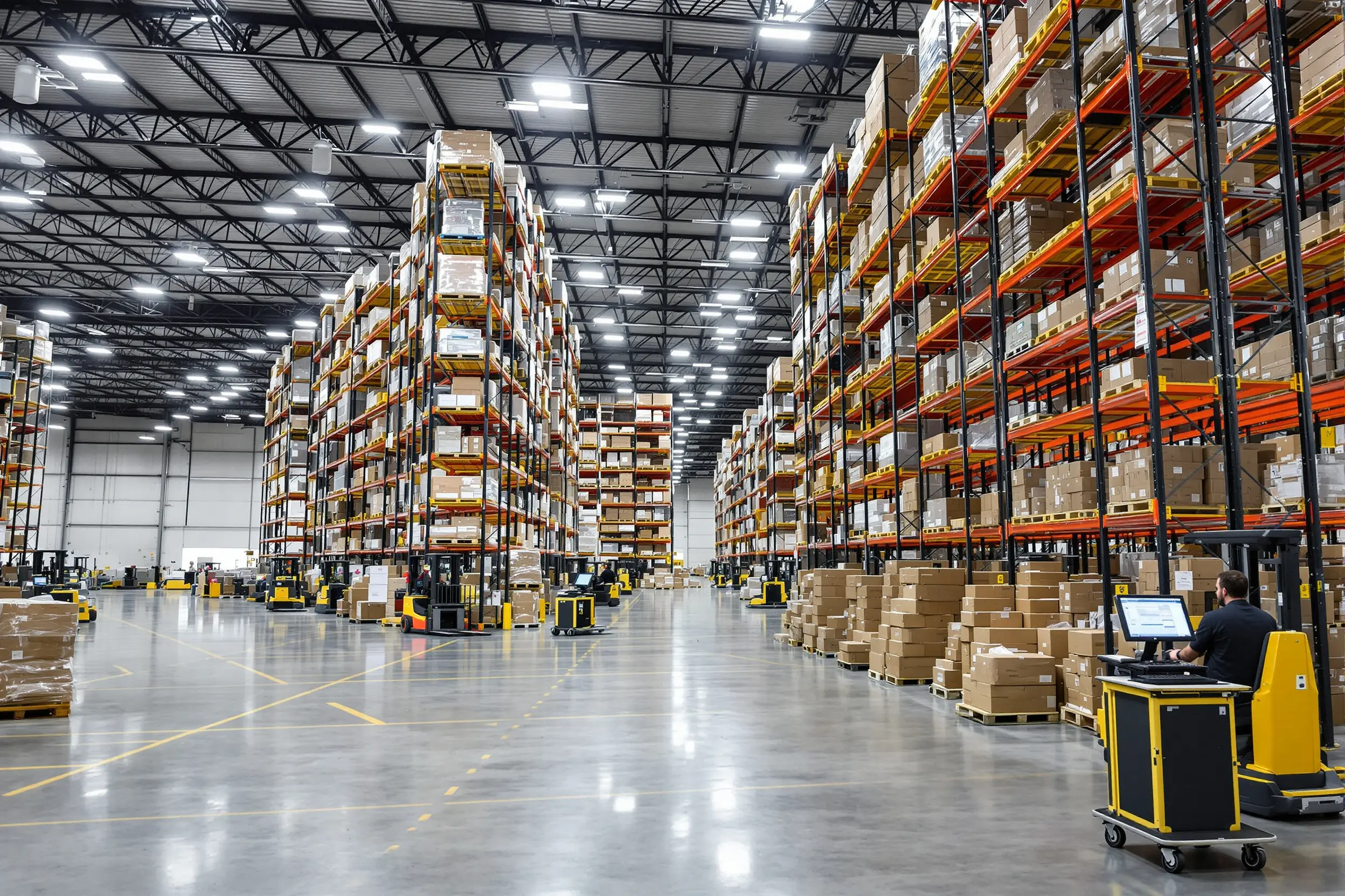 Warehousing facilities with large-scale storage operations and inventory management systems#1.5