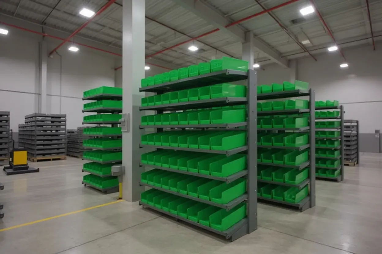 Industrial material handling solutions for plastic shelving applications#1.5