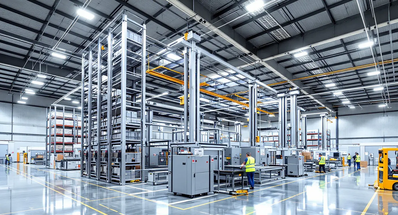 Distribution center operations with automated storage systems and efficient material handling solutions#1.9