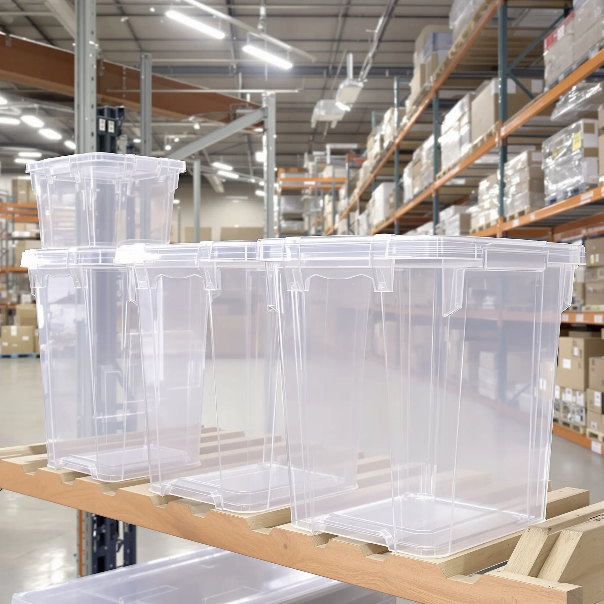 Made in USA Custom Plastic Storage Bins