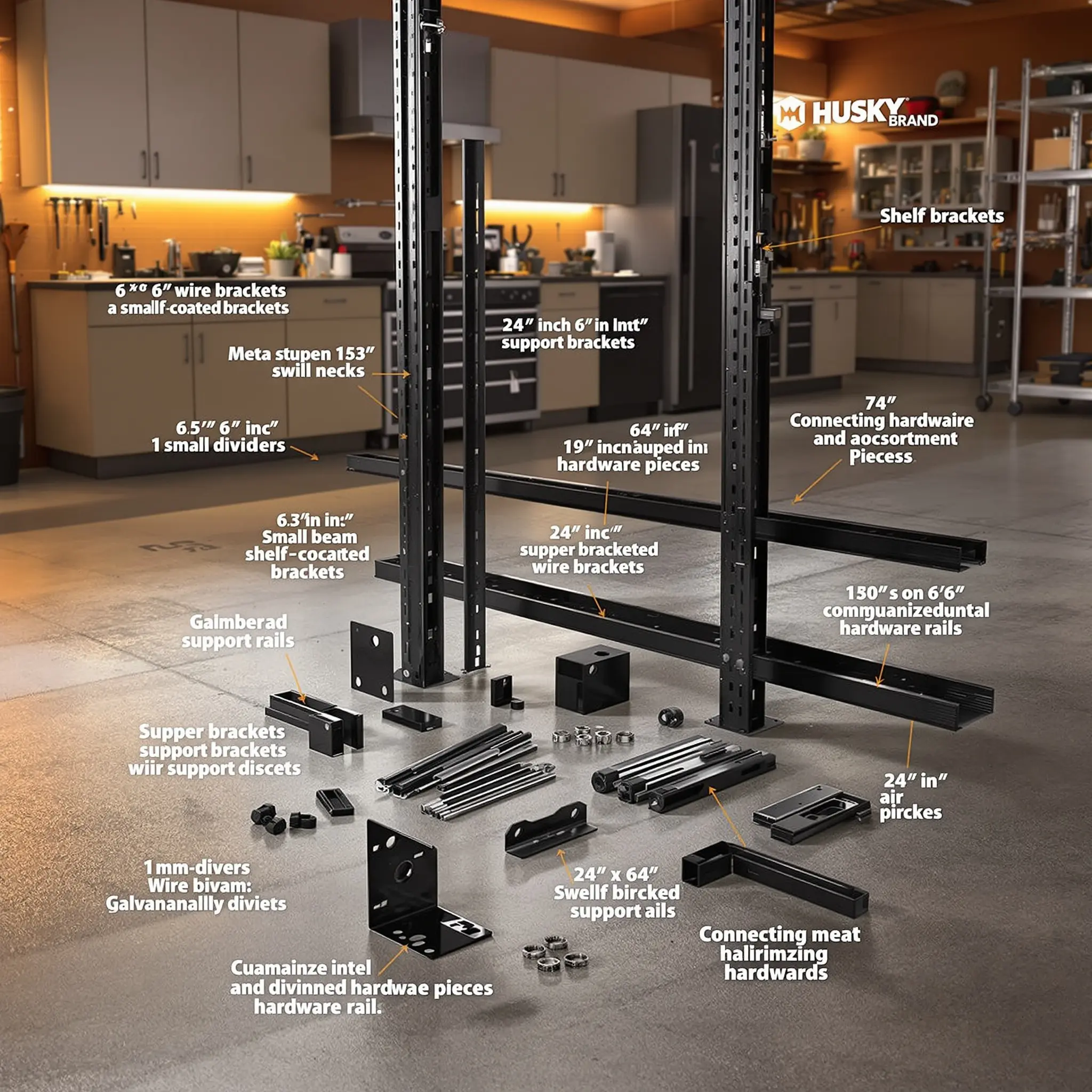Husky Storage Rack Accessories