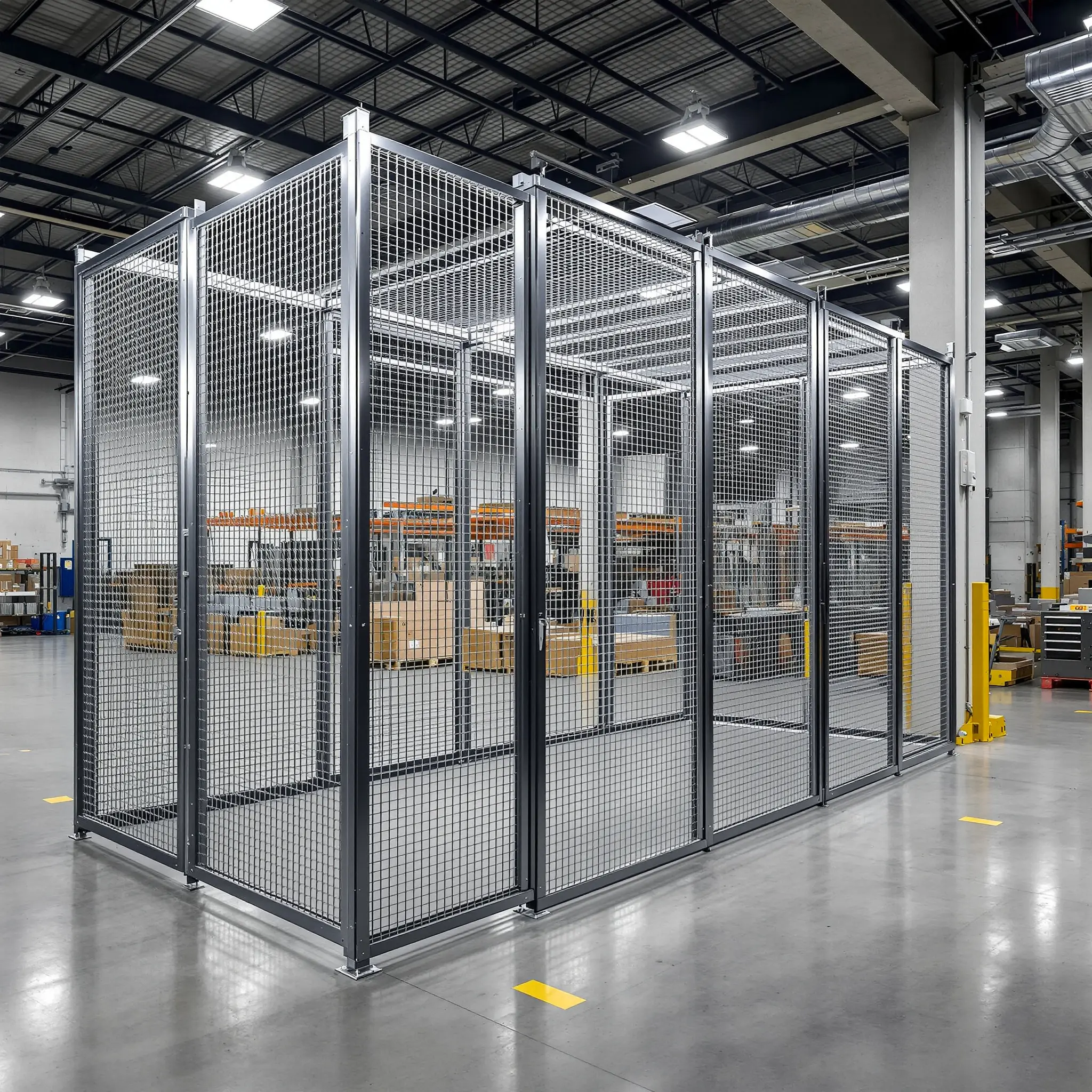 Security Cage warehouse protection systems