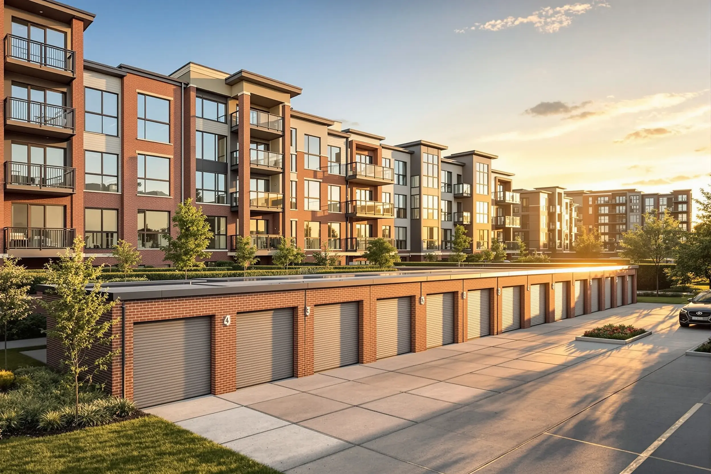 Residential apartment buildings with secure tenant storage solutions#1.5