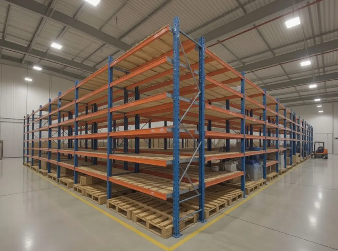 Industrial storage facilities utilizing durable pallet rack systems for heavy-duty material handling applications#1.3