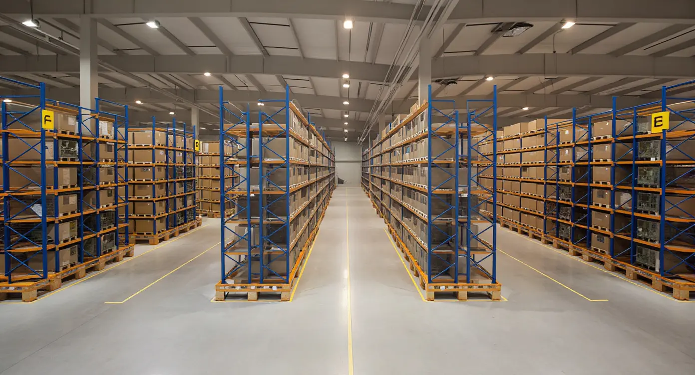 Retail storage facility with pallet container systems#1.9