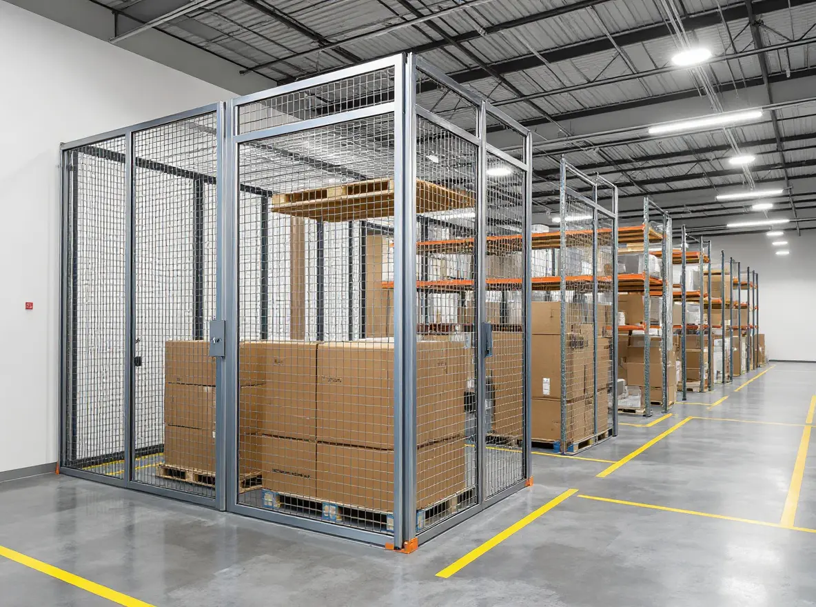 Retail operations using security cages for back-of-house inventory management#1.2
