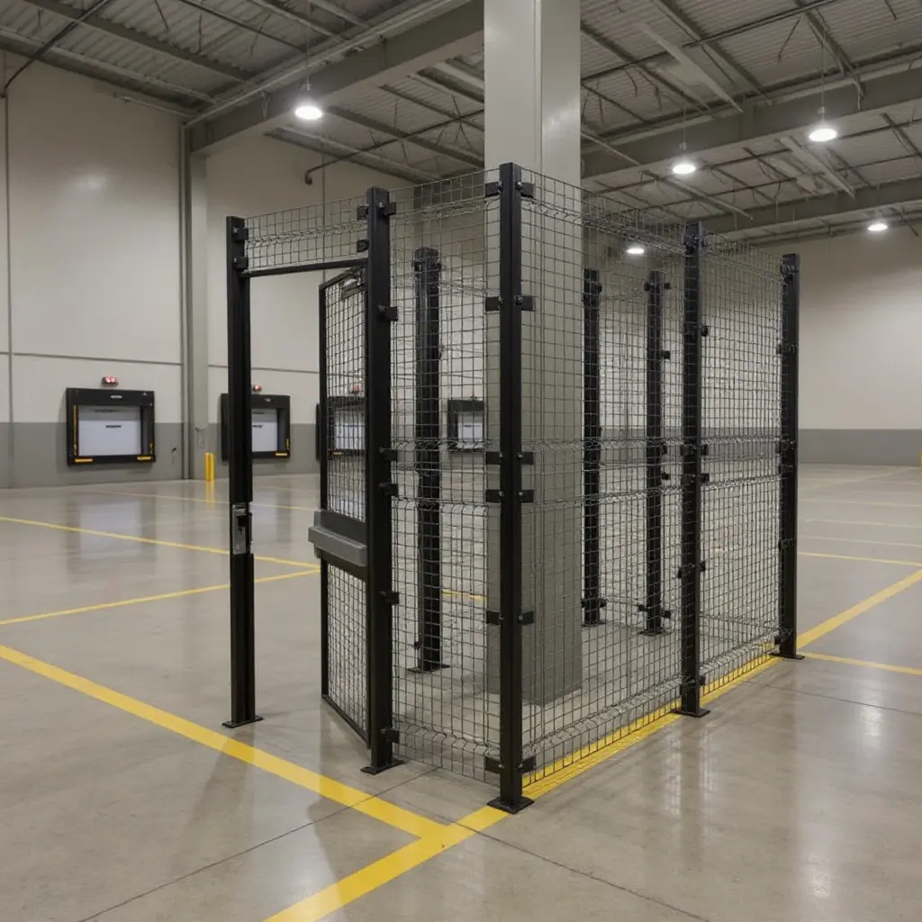 Distribution center security with driver access control and inventory protection systems#1.6