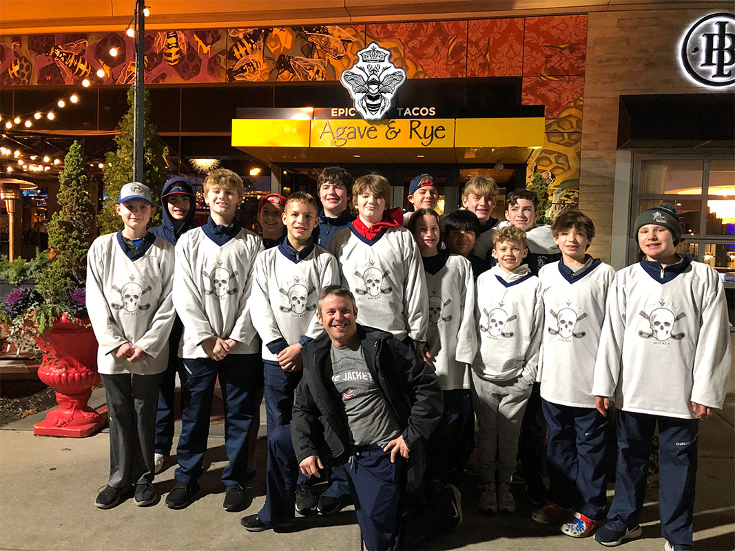 Agave & Rye sponsored hockey team