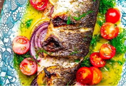 Italian fish with vegetables